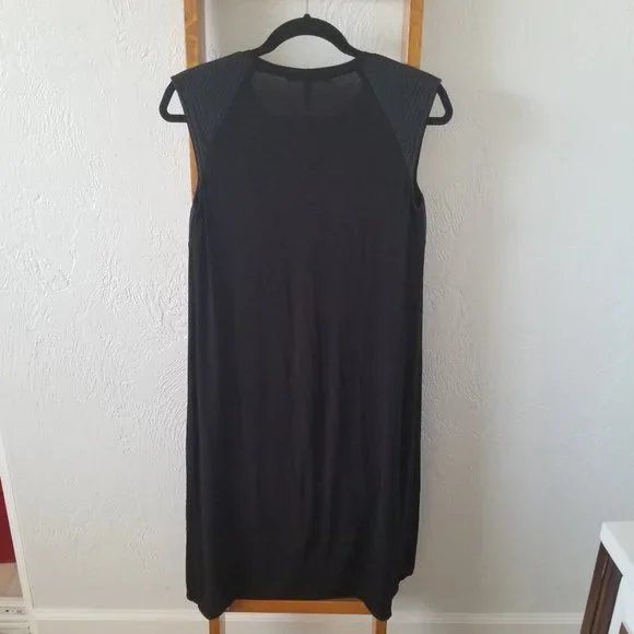 BCBGMaxazria Black Tee Shirt Dress Sz Small - Picture 5 of 5